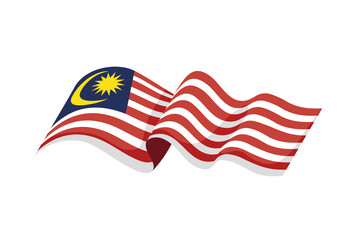 malaysia flag waving