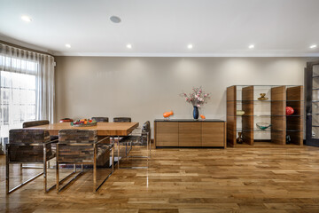 Luxury Canadian House with wood working, wood floors, wood staircases, furnished, staged and well kept