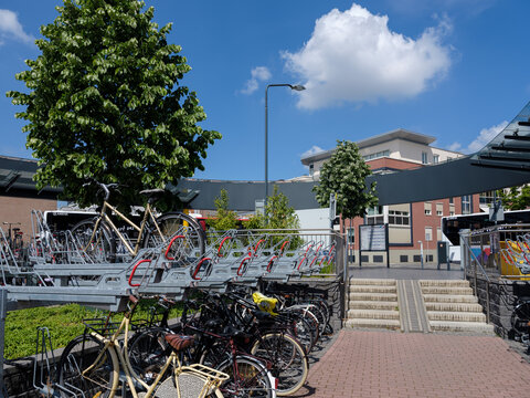 Bicycle storage Oosterhout, Noord-Brabant Province, The Netherlands