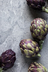 Fototapeta premium Purple Baby Artichoke 7