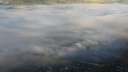 fog in the mountains