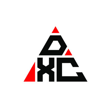DXC triangle letter logo design with triangle shape. DXC triangle logo design monogram. DXC triangle vector logo template with red color. DXC triangular logo Simple, Elegant, and Luxurious Logo. DXC 