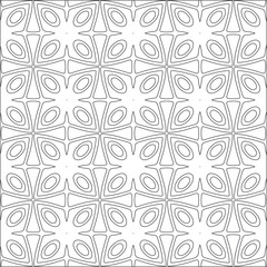 Vector pattern with symmetrical elements . Modern stylish abstract texture. Repeating geometric tiles from striped elements.