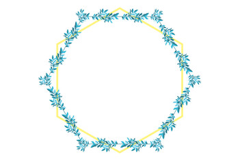 Two Frames flowers and yellow