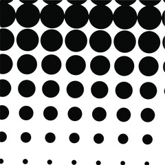 Black halftone background. Black polka dot. Halftone pattern. Modern Halftone Background, backdrop, texture, pattern. Vector illustration. Halftone Backdrop.