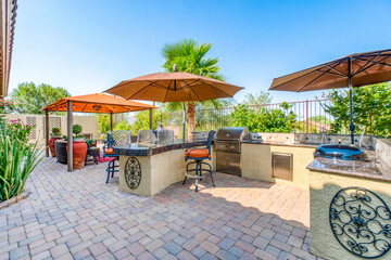 luxury back yard