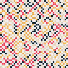 Fototapeta premium Abstract Geometric Pattern generative computational art illustration