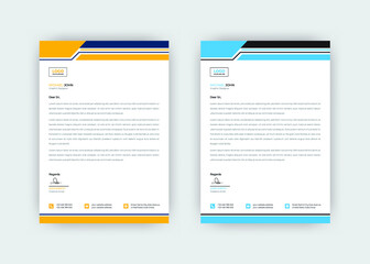 Professional creative letterhead template design for your business