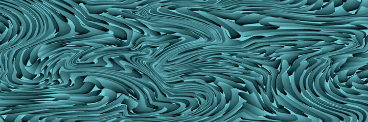 Horizontal banner. Modern wave curve abstract presentation background