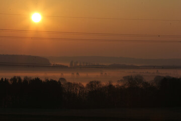 Stimungsvolle Sonne