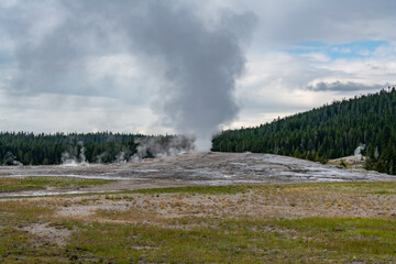 Old Faithful in Yellowstone National Park