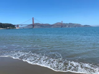 Photo sur Plexiglas Plage de Baker, San Francisco golden gate bridge