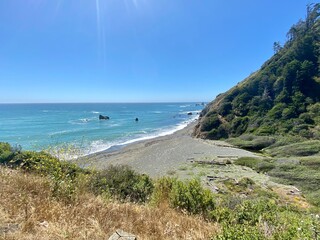 beach and sea