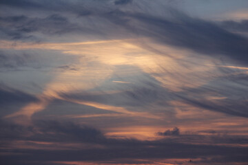 Abendstimmung mit Wolken