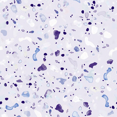 Terrazzo Texture Vector. Flooring Seamless Pattern