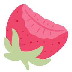 Strawberry Vector illustration of strawberries isolated on a white background.