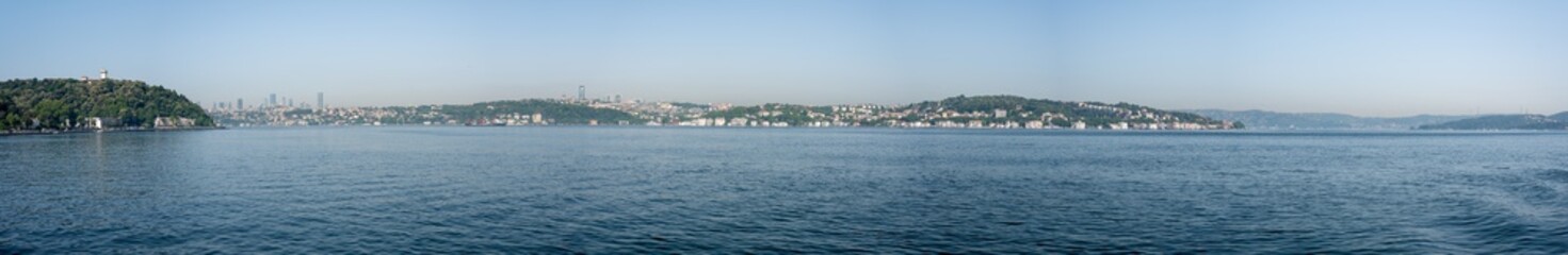 Fototapeta na wymiar İstanbul - Turkey - 07.22.2021: Bosphorus