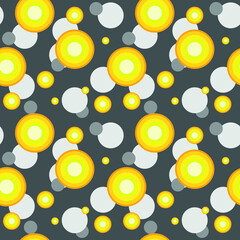 Colorful background with bright circles pattern.
