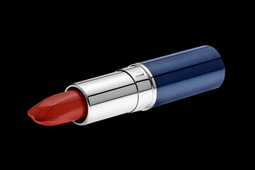 Fototapeta premium lipstick with modern packaging on black background