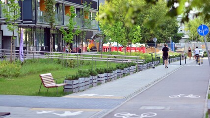  district along  street. Lovely part of city