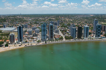 Fototapeta premium Casa Caiada beach, Olinda, near Recife, Pernambuco, Brazil on March 10, 2010.