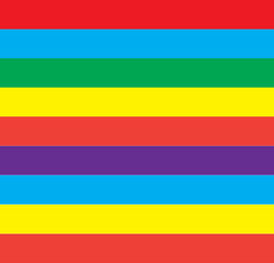 rainbow strip square graphic