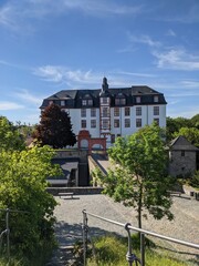 Beautiful castle in the old town of Idstein, Hessen, Germany, Europe.