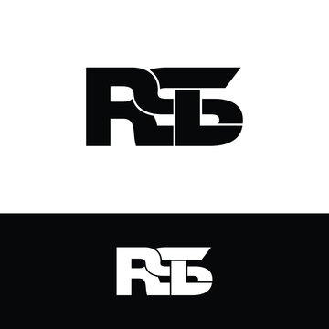 RSL letter monogram logo design vector