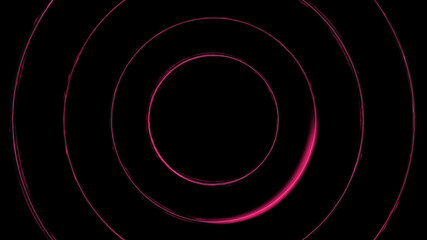 Abstract background with pink circles and luminous. Space for text. Vector background.