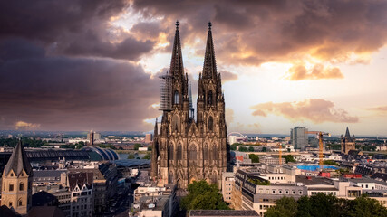 Cologne Cathedral - the iconic church in the city center - travel photography