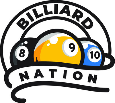 Billiard Nation Logo Design Concept