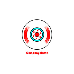 circle ribbon, Circle Labyrinth Maze. vinyl record