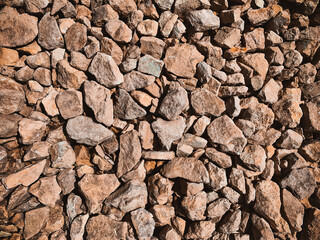 many stones gravel design background