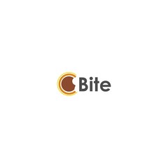 biscuit bite vector logo
