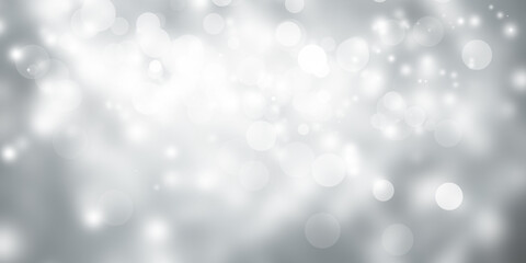 white blur abstract background. bokeh Christmas blurred beautiful shiny Christmas lights