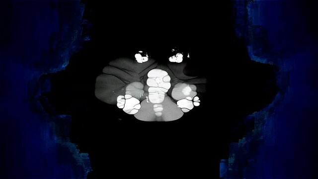Generative Art 1012: Abstract video background.