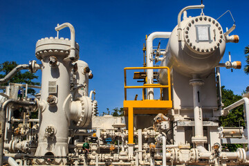 Fototapeta na wymiar Refinery Industry tank production petroleum