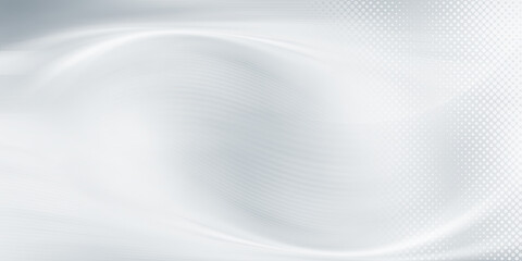 Gray halftone pattern with white line motion backdrop wallpaper. Clean Grey geometric background.