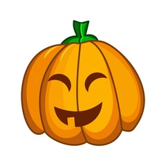 Vector illustration with pumpkins. Poster for Halloween. Template for cards, paper, wallpaper, textile and other uses.