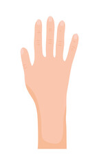 Fototapeta premium open hand icon