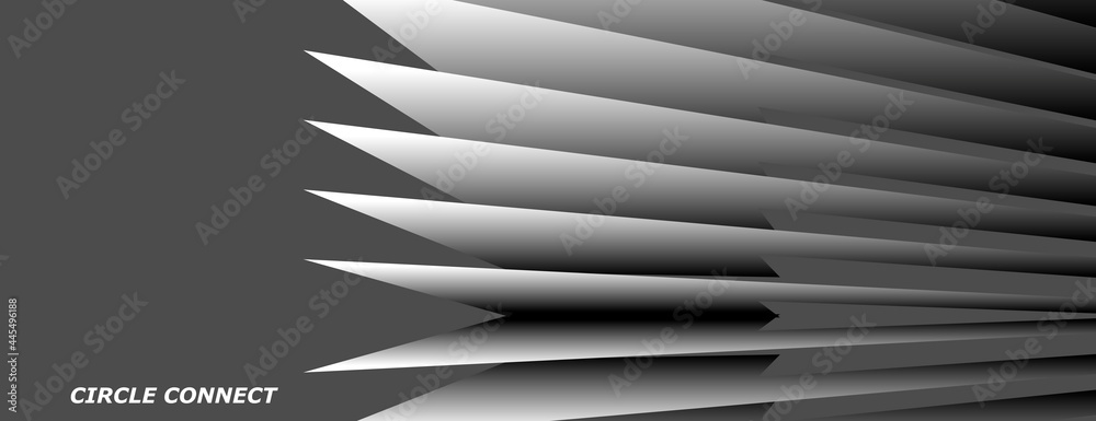 Poster Unusual modern material design. Colored rectangles. Vector abstract background