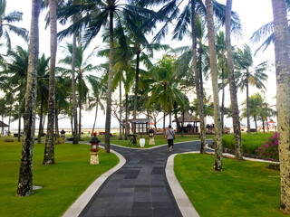 Outdoors pathway at Club Med, Nusa Dua, Bali, Indonesia