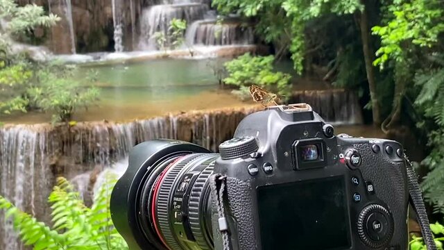 Khuean Srinagarindra National Park, Huay Mae Khamin Waterfalls, in Kanchanaburi, Thailand