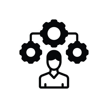 Black solid icon for coordinator
