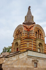 Obraz premium Vysotsky monastery in Serpukhov, Moscow oblast, Russia