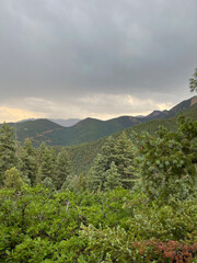 morning in the mountains