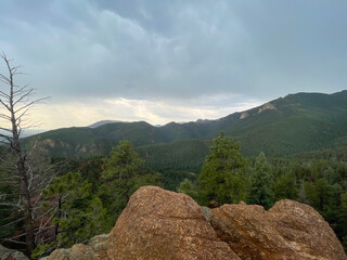 landscape with clouds