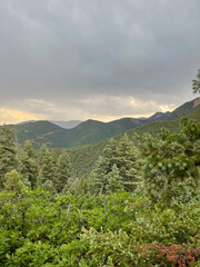 landscape with clouds