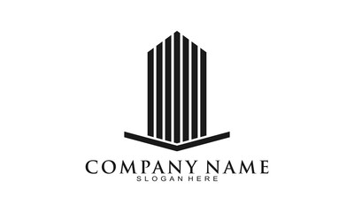 Arrow building icon logo
