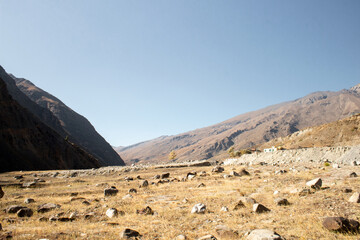 landscape in the himalayas